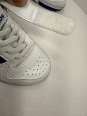 Adidas Forum Low C White Royal Blue Hook Loop Elastic Lace Little Kids Size 12K