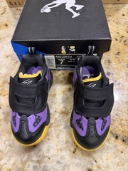 Shaq RAQ Low 2.0 Purple/Black Kids Size 7Y. Brand New. NEVER BEEN TRIED ON w/Box