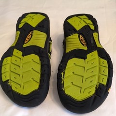 Keen Newport H2 Water Hiking Boat Shoes Kids, Sz 2 Black/Green