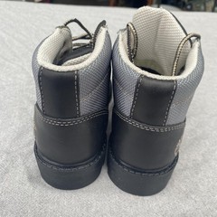 Timberland Boots Kids Size 13M Gray Black Waterproof Leather Hiking Trail Combat