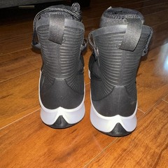 Nike Binzie Boot Size 5Y Puddle Protect Black And White Kids Rain Boot