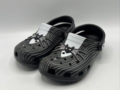 Crocs Nightmare Before Christmas Clogs Kids Size 4j Black White New with Tags