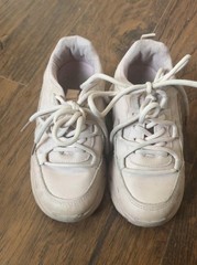 Low Top Lace-Up Athletic Sneaker Shoes Solid Pink Casual Teens
