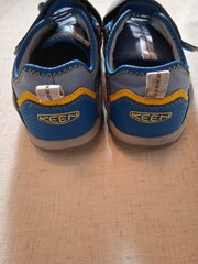 KEEN Kids Blue Yellow Hook Loop Water Ready Sport Sandals Sneakers Size 2