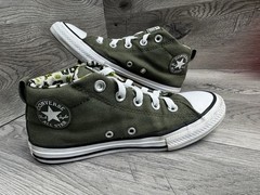 Converse Chuck Taylor All Star Mid Canvas Sneakers shoes Green Snake Kid Youth 3