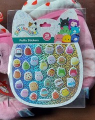 Squishmallow Peppermint Kids Slippers Size 4-5 NWT! With Bonus Stickers! (F1)
