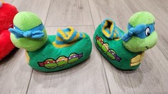 Teenage Mutant Ninja Turtles Leonardo & Elmo Sesame Street Slippers Kid S 5/6
