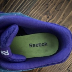 Reebok SmoothFlex Kids Athletic Sneakers Purple Blue Yellow US 2.5 EUR 33