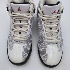 Size 4 (GS) – Jordan Dub Zero Mid White Cement Basketball Shoes Boys 4Y