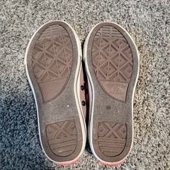 Converse Double Tongue Grey Orange Animal Print Junior Size 1