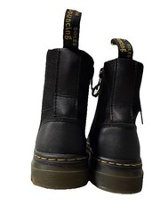 Dr. Martens Doc Combs Combat Full Zip/ Lace Up Boots Youth Kids 12 Canvas Black