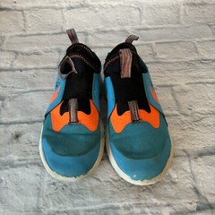 Nike Flex Runner 2 LIL PSV Blue Orange Kids Preschool Running Shoes Size 2Y