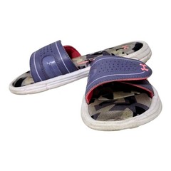 Under Armour Ignite Jagger VIII Sandals Kids US 4Y Purple Open Toe Slip On Slide