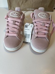 adidas Campus 00s J Pink/White Suede Kids Sneakers US 4Y EU 36 JH7840