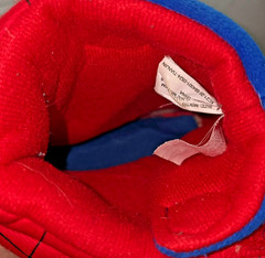 Marvel Spider-Man Plush Slipper Boots Kids Red Blue Superhero House Shoes M 9/10