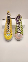 Nickelodeon SpongeBob & Patrick Unisex Kids High Top Sneakers Yellow Green