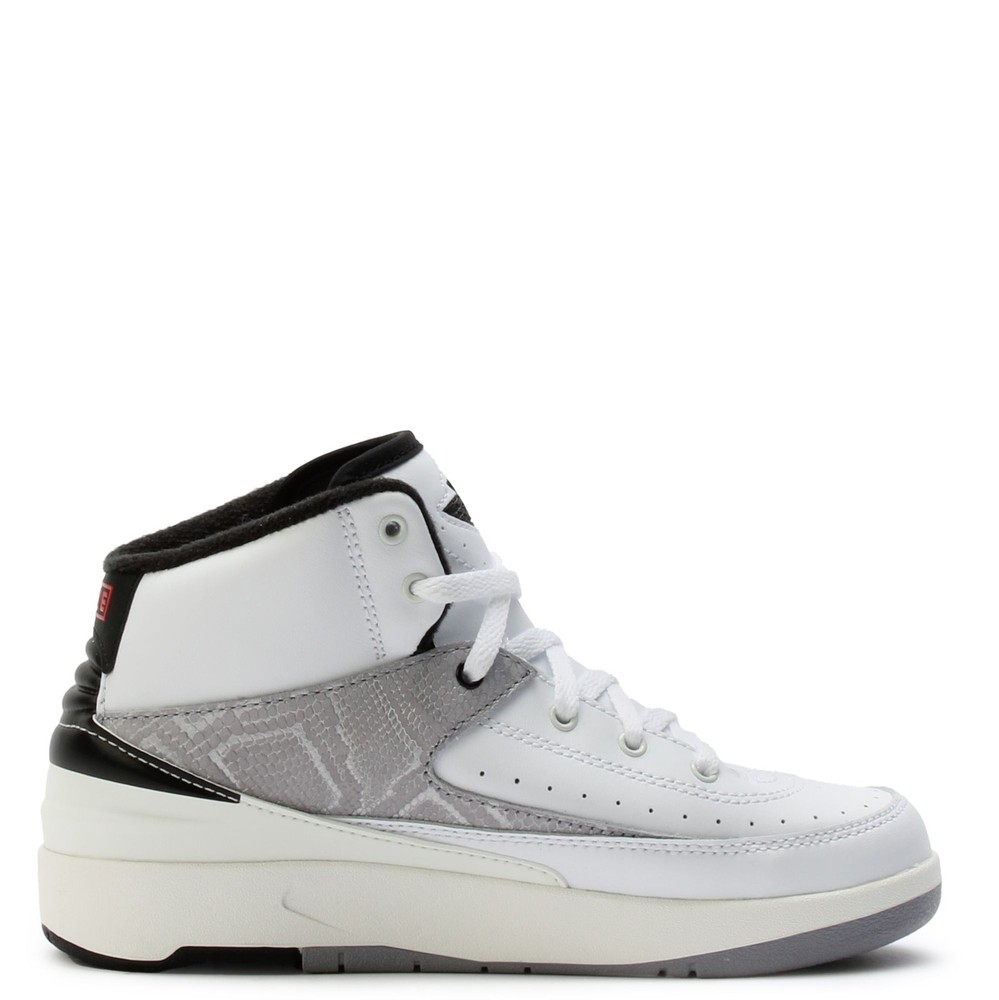 Little Kid’s Jordan 2 Retro „Python“ Wht/Fire Red-Blck-Sail (DQ8564 102) – 11