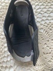 Keen Knotch River Size 8 Open Toe Sandal Black Arch Support Washable Hook &Loop