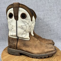 Rocky Western Boots Youth Size 3.5 M Legacy 32 Leather Cowboy Decor Stitching