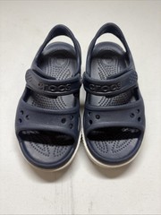 Crocs Crocband Kid’s Sz C8 Blue Sandal Adjustable Open Toe Lightweight