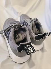 Adidas MULTI X J Size 6 Grey/Black EUC