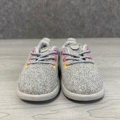 Allbirds Smallbirds Wool Runner Kids Size T7 Grey Pink Yellow Sneakers Shoes