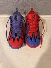 PUMA Scoot Zeros Pred Lace Up Youth Boys Purple, Red Sneakers Casual Shoes 3103