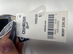 Oshkosh B’gosh Toddler Little Kids 12 Forketa Casual Shoes Sneaker Navy Blue
