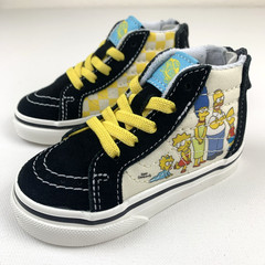 Vans Sk8-Hi x The Simpsons Family Portrait 1987-2020 Toddler Size 5 T5