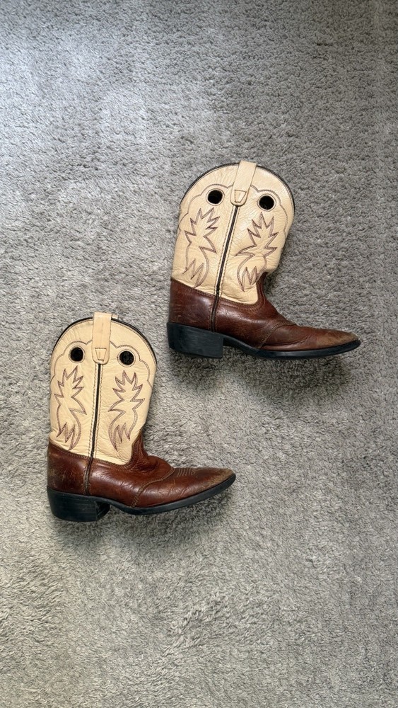 Dan Post Boot Company Boots Kids Childrens 13 1/2 Brown DPC2110 Western Rodeo