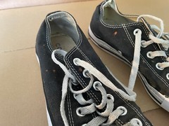 Converse Chucks All Star -Black/Black- (US 5.5/EUR 38) CONVERSE Used/Stained