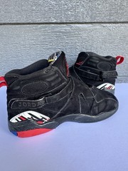 Nike Air Jordan True Flight Bred Black Red Sneakers 343796-062 Youth Size 2Y
