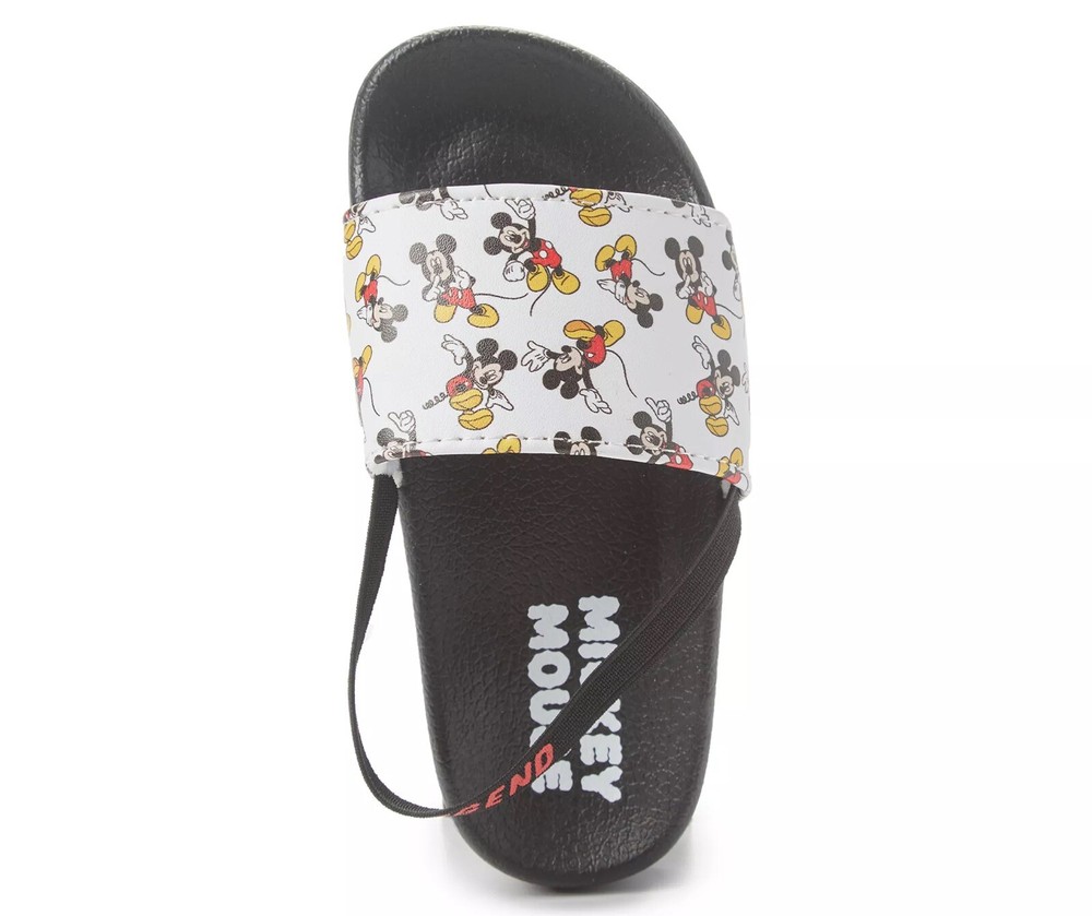 Disney Mickey Mouse Slide Sandal Toddler Heel Strap Size L 9/10 Disney Junior