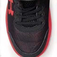 NEW Under Armour Charged Assert 8 Sneakers Size 13K UA Shoes Black Red Running