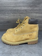 Timberland Boots Kids Size 4 Premium 6 Inch Wheat