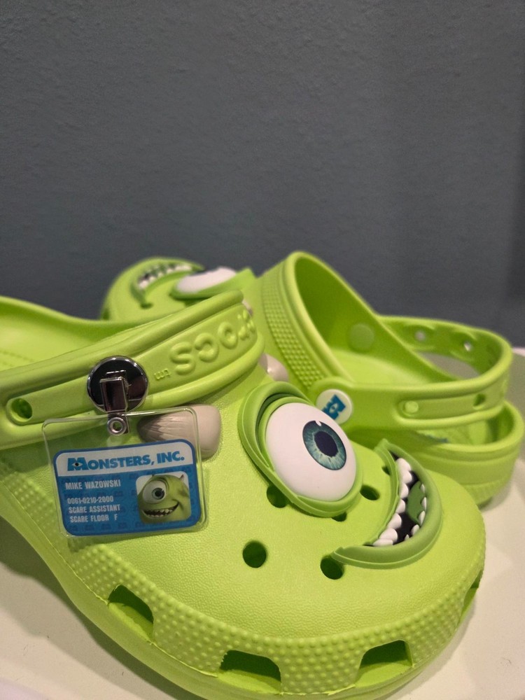 Disney Crocs Monsters Inc. Mike Wazowski Clogs Men 4 Women 6 New with Tags