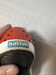 Native Jefferson Fire Flames Slip On Shoes Black NWOT Size C7 Toddler