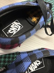 VANS ERA BUFFALO MIX MULTICOLOR PLAID SKATE SHOES Sz 1 Worn 1 X. EUC FREE SHIP