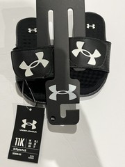 Under Armour UA B Ignite Pro SL Boys Kids Size 11K Slides Sandals Brand New