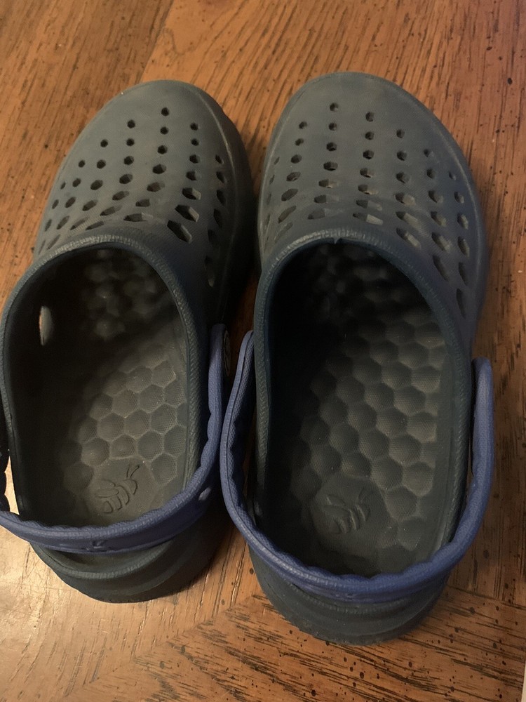 Pre-owned Unisex Kids Joybees active clog blue size 10 -11