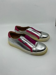Atlanta Moccasin Silver and Pink Loafer Size 37