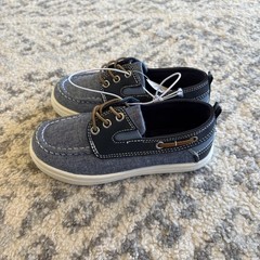 Children’s Place Toddler Boys Chambray Boat Shoes – Blue