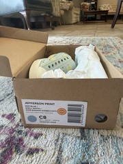 Native Jefferson Print Skip Blue Scribble Dots Toddler C8 NIB Sold Out Kids