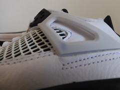 Nike Air Jordan 4 Retro (Gs) White-Black-Grey Sz 3.5Y [408452-111]