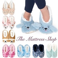 ~❤️~SNUGGUPS Kids Slippers Boys Girls Llama Dog Bunny NEW Birthday Present