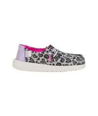 Hey Dude Wendy Youth Wild Child Kid’s Casual Shoes, Dark Grey, K5
