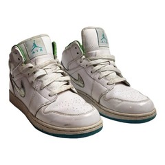 Nike Air Jordan 1 Phat GS 6.5Y ‚Diamond Swoosh-Bright Turquoise‘ 454659-101