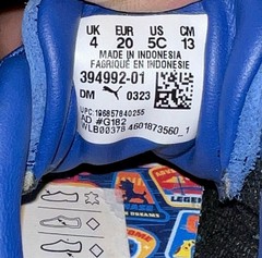 PUMA Blue PAW PATROL Sz 5C Shoes – CHASE- 394992 01 l👀k