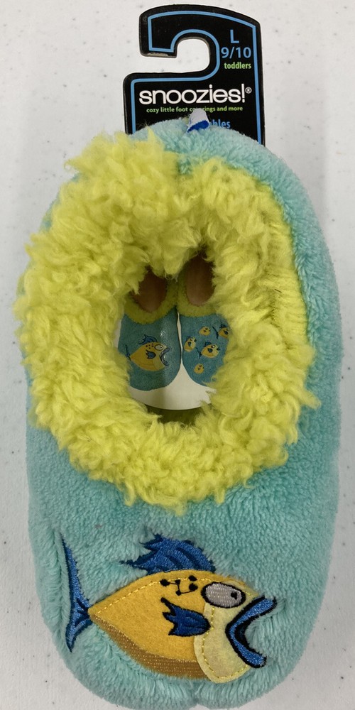 SNOOZIES Toddler Cozy Non-Skid Soles Foot Covering Slippers Various Styles/Sizes
