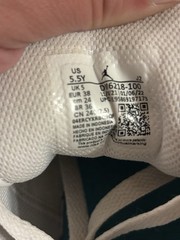 Jordan 1 Mid Multi Knit GS Kids Sneaker White Teal US 5.5Y EU 38 DM6218-100